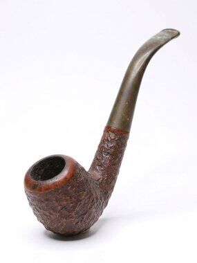 Vintage 90s Brigham Voyageur 165 Rusticated Briar Smoking Pipe Made in Canada